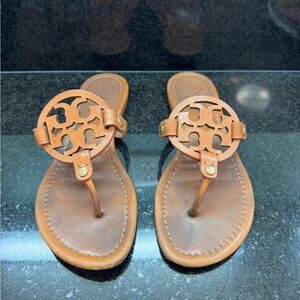 Tory Burch Brown Leather Sandals Womens 7